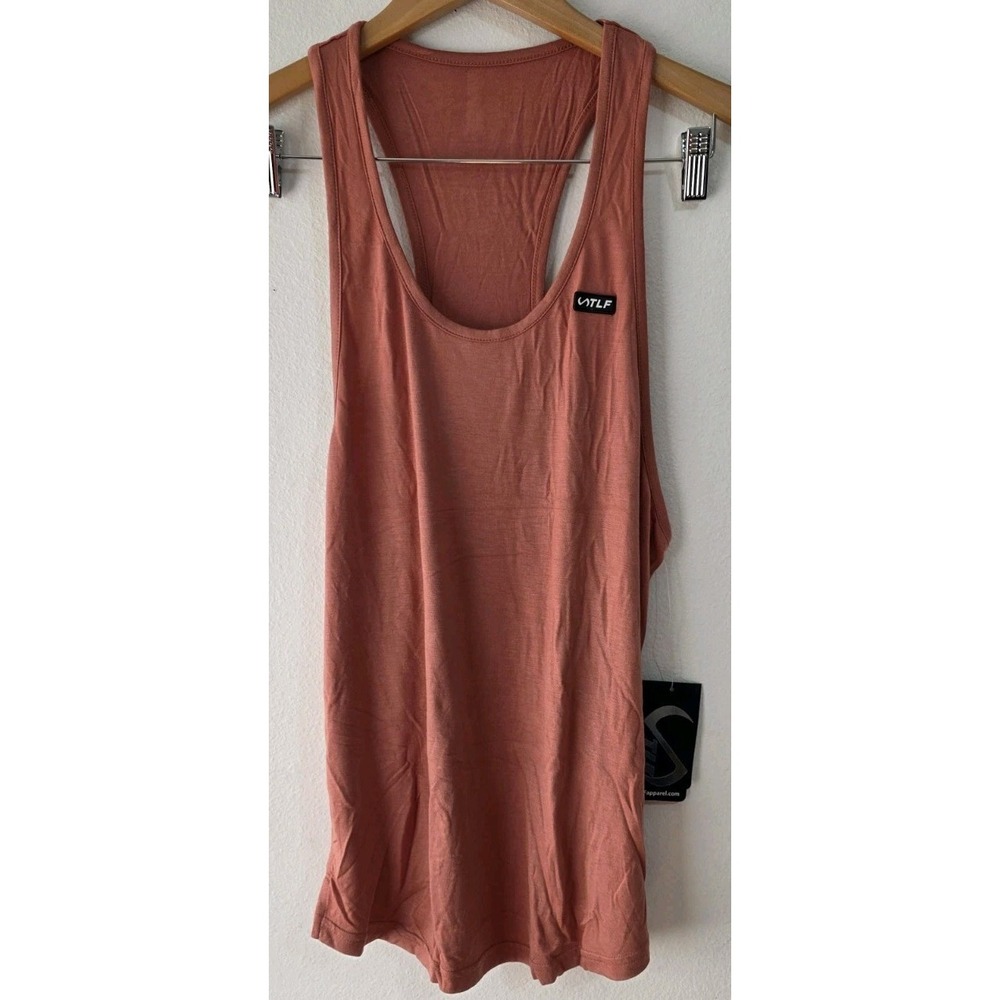 NWT TLF Mens Sz S Flex Stringer Tank Brick Gym Active‎ Crossfit Racerback